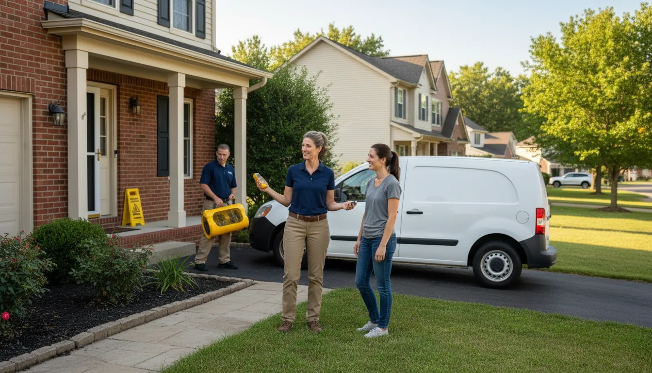Water restoration image for Water Damage & Restoration Services in Gladstone, ND